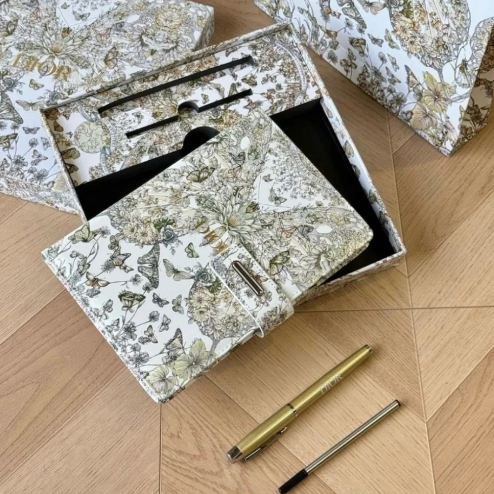 NEW Dior Floral Stationery Boxed Set In Bag VIP